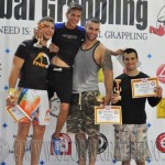 NoGi Grappling Férfi Open dobogója