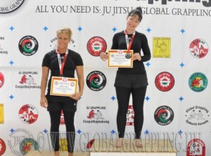 NoGi Grappling Felnőtt Női 64 kg dobogója
