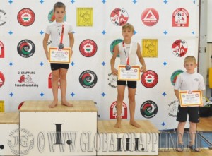 NoGi Grappling Gyermek 1 Fiú 35 kg dobogója