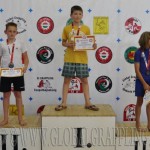 NoGi Grappling Gyermek 2 Fiú 40 kg dobogója