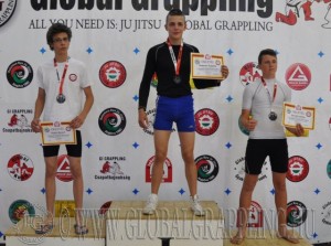 NoGi Grappling Ifjúsági 2 Fiú 66 kg dobogója