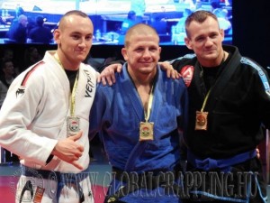 A Gi Grappling Férfi 85 kg kategória első három helyezettje