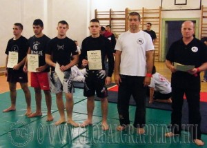 Kesztyűs Küzdelem 75 kg. kategória eredményhirdetése