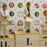 A Gi Grappling Manó Fiú 30 kg. kategória dobogója