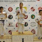 A Gi Grappling Gyermek 2 Fiú 48 kg. kategória dobogója