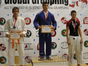 A Gi Grappling Junior Fiú 70 kg. kategória dobogója