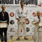A Gi Grappling Felnőtt Férfi 65 kg. kategória dobogója