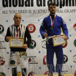 A Gi Grappling Felnőtt Férfi 70 kg. kategória dobogója