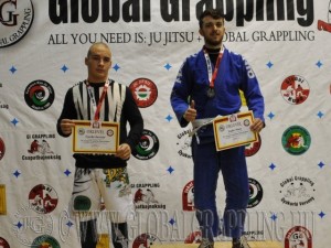 A Gi Grappling Felnőtt Férfi 70 kg. kategória dobogója
