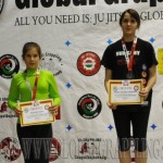 A NoGi Grappling Ifjúsági 1 Leány 60 kg. kategória dobogója