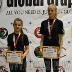 A NoGi Grappling Felnőtt Női 50 kg. kategória dobogója