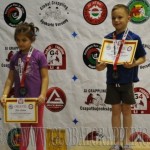 A NoGi Grappling Manó Fiú 24 kg. kategória dobogója