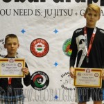 A NoGi Grappling Ifjúsági 1 Fiú 40 kg. kategória dobogója