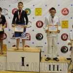 A NoGi Grappling Ifjúsági 1 Fiú 45 kg. kategória dobogója