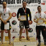 A NoGi Grappling Felnőtt Férfi 90 kg. kategória dobogója