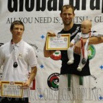 A Combat Grappling Felnőtt Férfi 75 kg. kategória dobogója