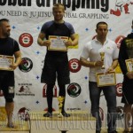 A NoGi Open Férfi 80+ kg. kategória dobogója
