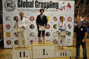 A Gi Grappling Női Felnőtt 60 kg. dobogója