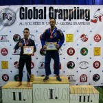 A Gi Grappling Felnőtt Férfi 70 kg. kategória dobogója