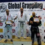 A Gi Grappling Felnőtt Senior 1 105+ kg. kategória dobogója
