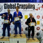 A Gi Grappling Kezdő Felnőtt Férfi 85 kg. kategória dobogója