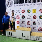 A Gi Grappling Gyermek 1 Leány 32 kg. kategória dobogója