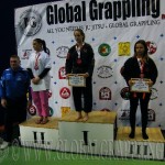 A Gi Grappling Ifjúsági 2 Leány 65 kg. kategória dobogója