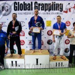 A Gi Grappling Felnőtt Férfi 90 kg. kategória dobogója