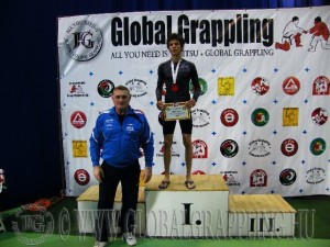 A Gi Grappling Junior Fiú 60 kg. kategória dobogója