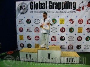 A Gi Grappling Ifjűsági 1 Fiú 75 kg. kategória dobogója