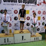 A Gi Grappling Ifjúsági 1 Fiú 45 kg. kategória dobogója