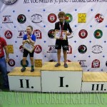 A NoGi Grappling Manó Fiú 30 kg. kategória dobogója