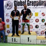 A NoGi Grappling Master Férfi 105+ kg. kategória dobogója