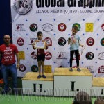 A NoGi Grappling Gyermek 1 Fiú 24 kg. kategória dobogója