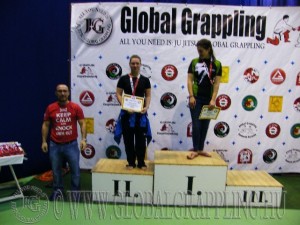 A NoGi Grappling Felnőtt Női 70 kg. kategória dobogója