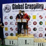 A NoGi Grappling Ifjúsági 1 Fiú 60 kg. kategória dobogója