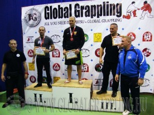 A NoGi Grappling Master Férfi 95 kg. kategória dobogója