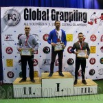 A NoGi Grappling Felnőtt Férfi 70 kg. kategória dobogója