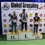 A NoGi Grappling Felnőtt Női 60 kg. kategória dobogója