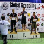 A NoGi Grappling Junior Fiú 80 kg. kategória dobogója