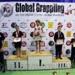 A NoGi Grappling Gyermek 2 fiú 44 kg. kategória dobogója
