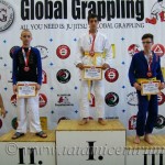 A Gi Grappling Ifjúsági 2 Fiú 55 kg kategória dobogója