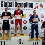 A Gi Grappling Kezdő Felnőtt Férfi 75 kg kategória dobogója