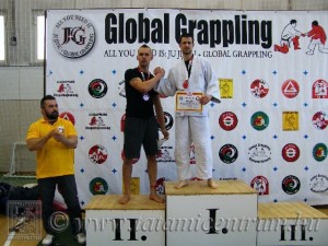 A Gi Grappling Master Férfi 75 kg kategória dobogója
