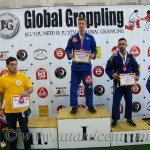 A Gi Grappling Felnőtt Férfi 70 kg kategória dobogója