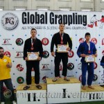 A Gi Grappling Junior Fiú 75 kg kategória dobogója
