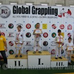 A Gi Grappling Gyermek 1 Fiú 28 kg kategória dobogója