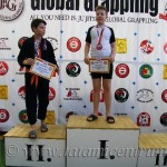 A Gi Grappling Gyermek 2 Fiú 60 kg kategória dobogója