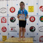A NoGi Grappling Gyermek 1 Leány 40 kg kategória dobogója