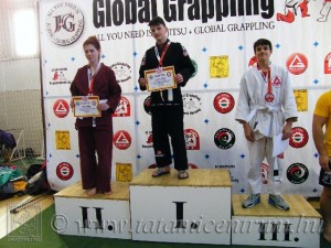 A Gi Grappling Ifjúsági 1 Fiú 60 kg dobogója